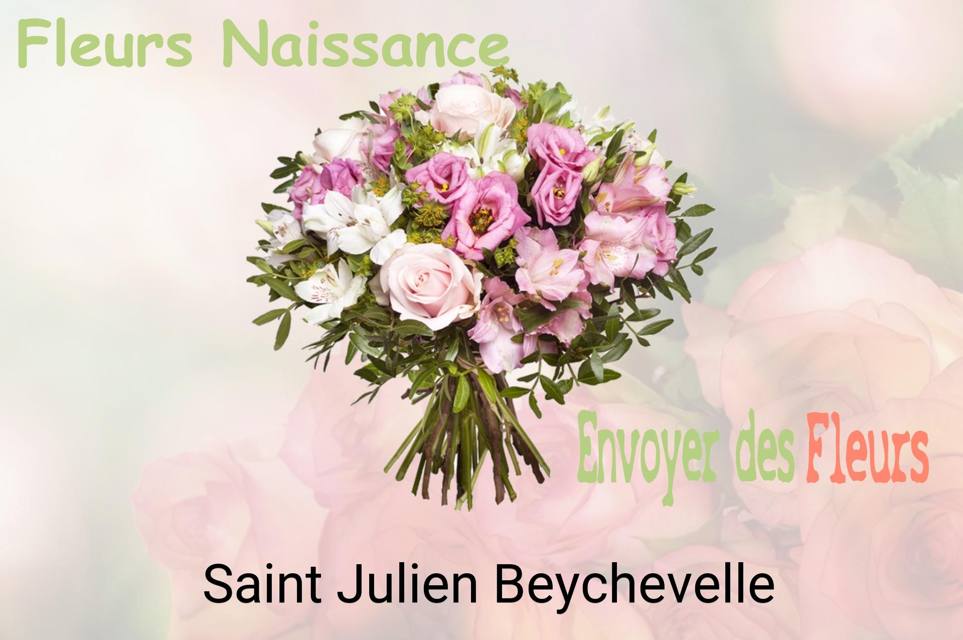 Bouquet de fleurs de naissance livré à Saint-Julien-Beychevelle
